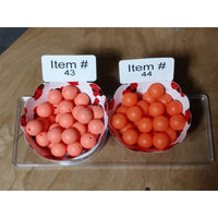 S44-Salmon Transparent Silicone Beads