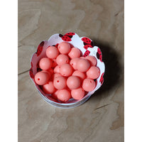 S43-Salmon Silicone Beads