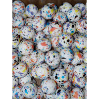 119- Paint Splatter Silicone Beads