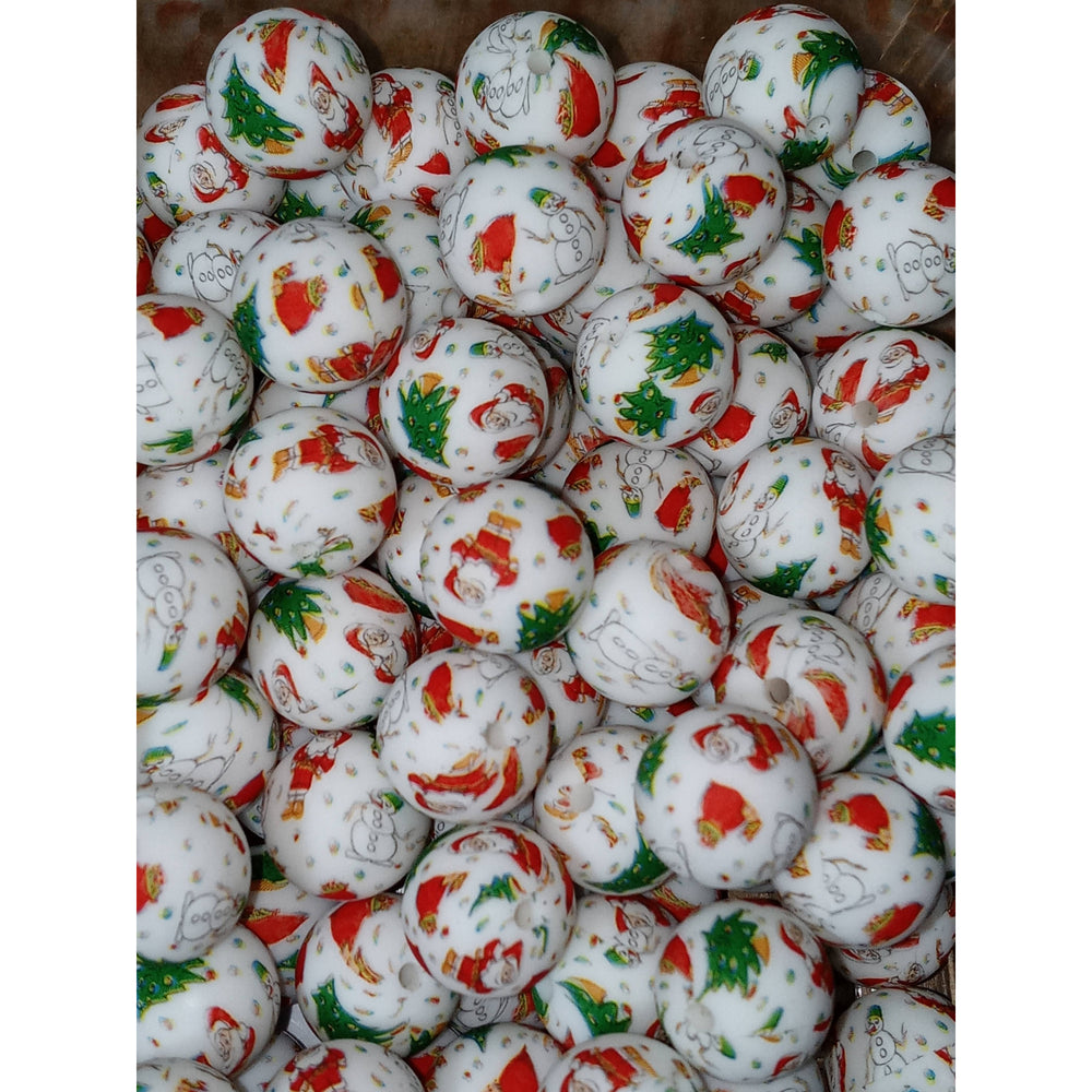 120 Christmas 1 Silicone Beads