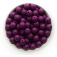 
              S16-Plum Purple Silicone Beads
            
