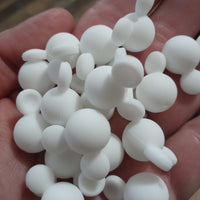 
              F65-Mouse Ears Silicone Focal Beads
            