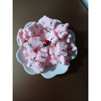 F67-Dancing Bear Silicone Focal Beads