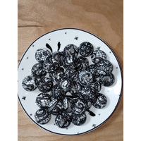 133-Black Lace Silicone Beads