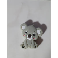 F66-Koala Bear Silicone Focal Beads