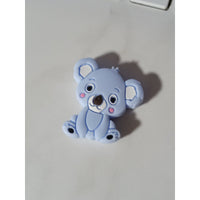 F66-Koala Bear Silicone Focal Beads