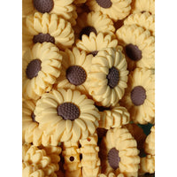 F77 Small Sunflowers  Silicone Focal Bead