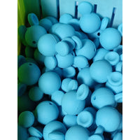 
              F65-Mouse Ears Silicone Focal Beads
            