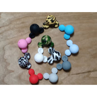 F65-Mouse Ears Silicone Focal Beads