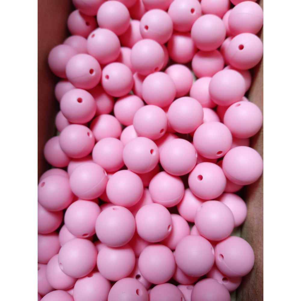 S25-Froly Pink Silicone Beads