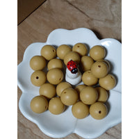 S144-Limed Oak  Silicone Beads