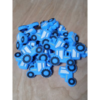 F94-Tractor Silicone Focal Bead