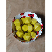 S48- Mustard Silicone Beads