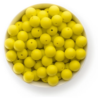 S47-Lemon Silicone Beads