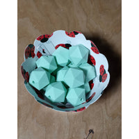 S57-Mint Silicone Beads