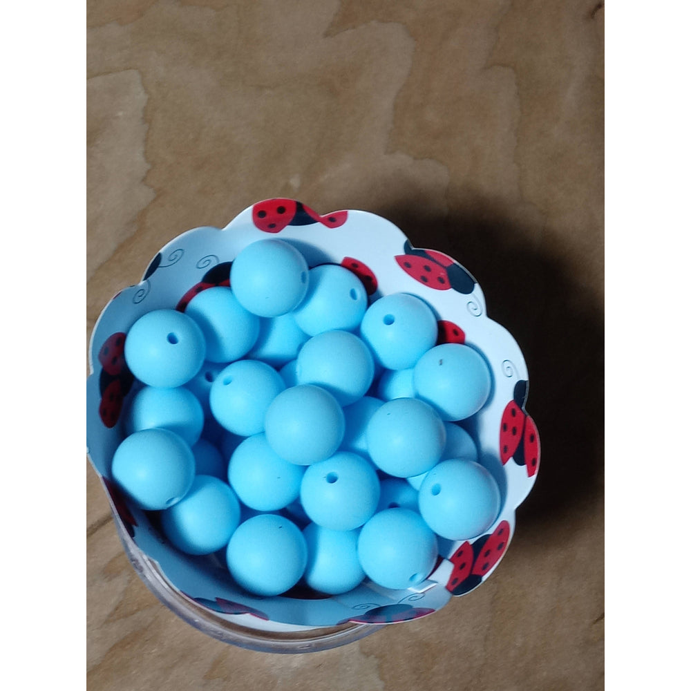 S61-Baby Blue Silicone Beads