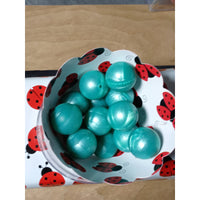 
              S65-Turquoise Swirl Silicone Beads
            