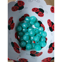 
              S65-Turquoise Swirl Silicone Beads
            