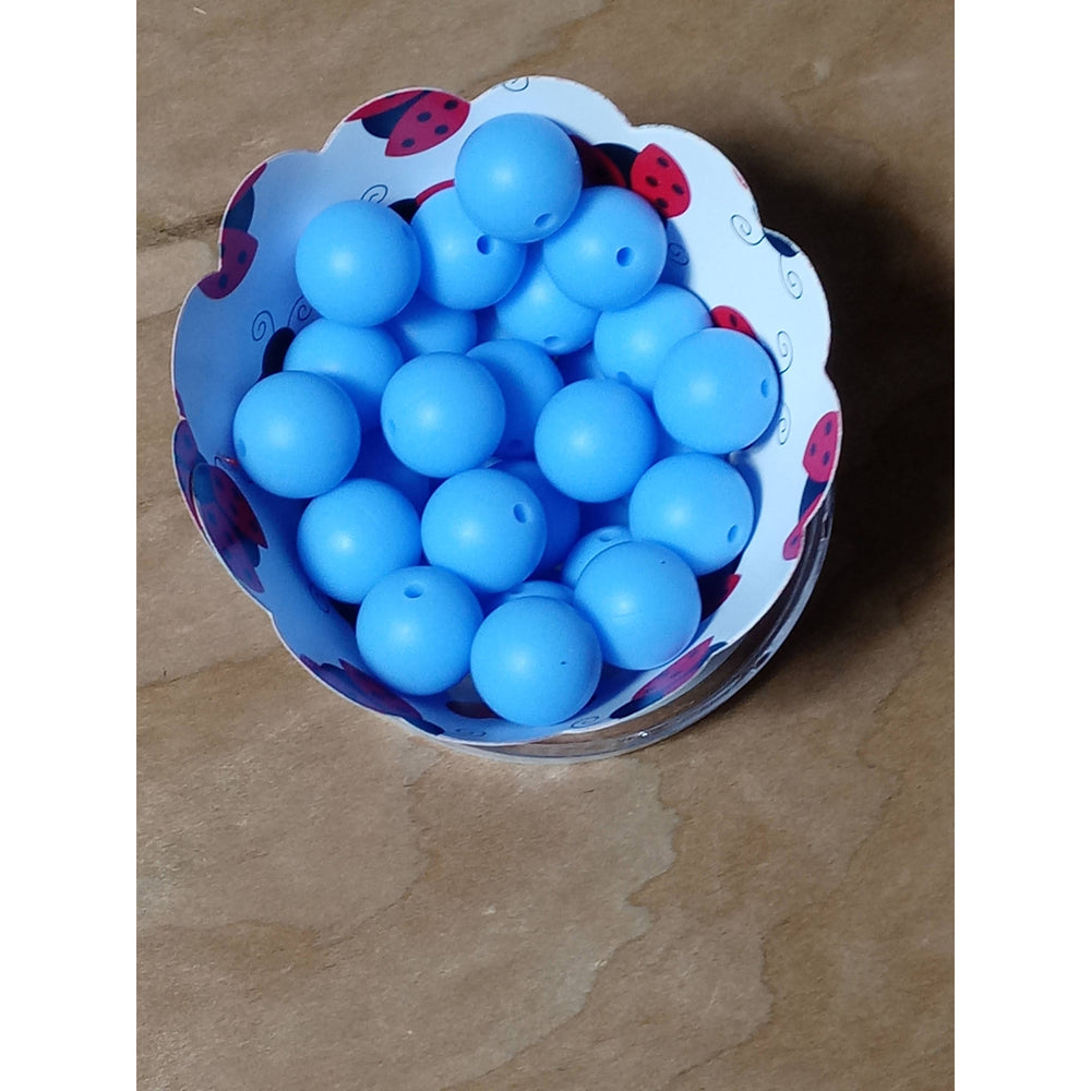 S67-China Blue Silicone Beads