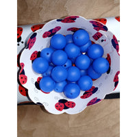 S75-Royal Blue Silicone Beads
